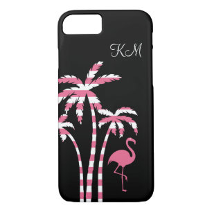 Flamingo Tropical Monogram iPhone 8/7 Case