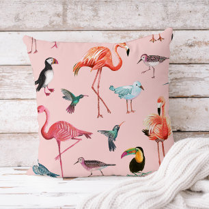 Flamingo Tropical outdoor   Pillow