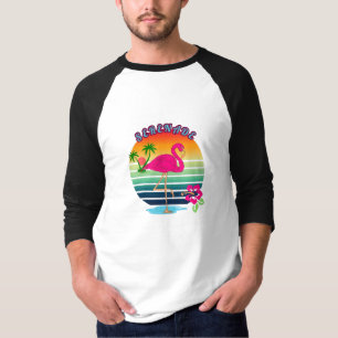 Flamingo Tropical Paradise Serenade T-Shirt