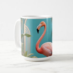 Flamingo Tropical Reflection Coffee Mug
