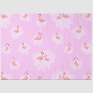 Flamingo Tropical Vibes Series Design 16 Tissue Paper