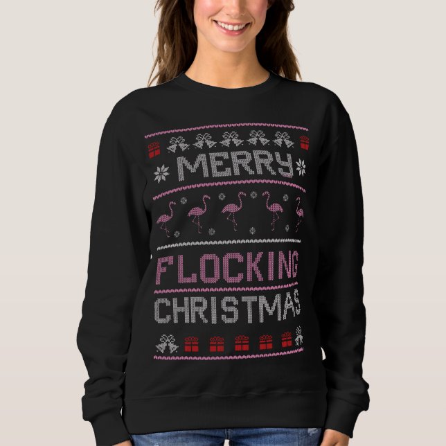 Flamingo Ugly Sweater Xmas (Front)