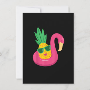 Flamingo Upside Down Pineapple Swinger Men & Wome Invitation