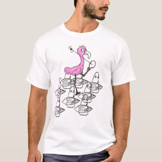 flamingo vs. creature T-Shirt