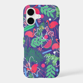 Flamingo Watermelon iPhone Case
