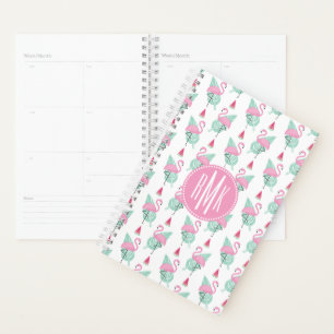 Flamingo & Watermelon Pastel Pattern Planner