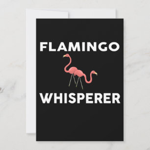 Flamingo Whisperer Novelty Flamingos Save The Date