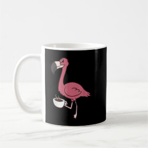 Flamingo With Coffee Funny Coffee Drinking Flaming Coffee Mug