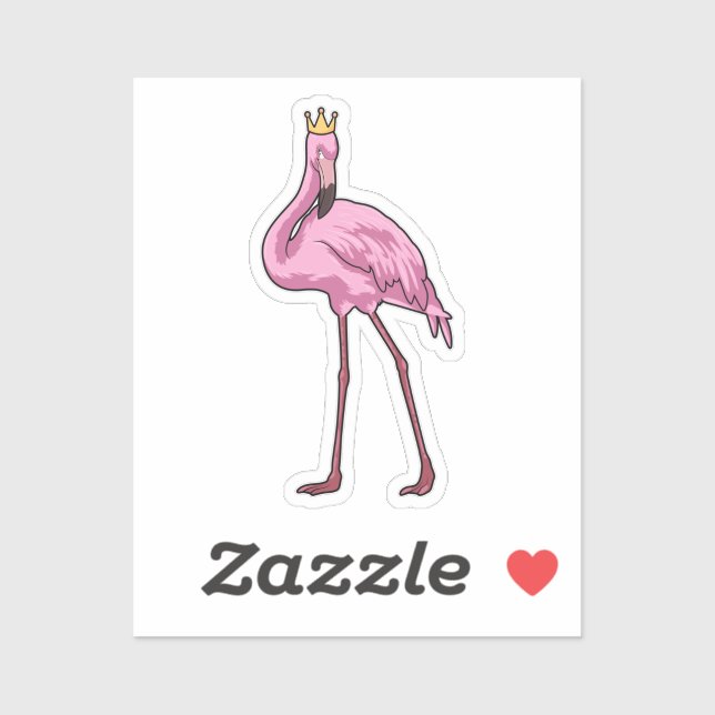 Flamingo with Crown (Sheet)