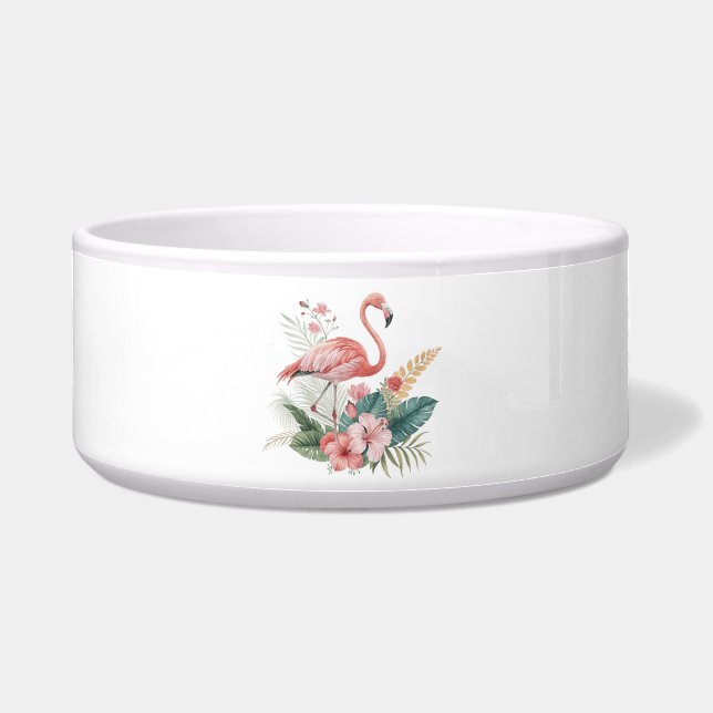 Flamingo With Flowers (Front)