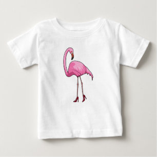Flamingo with High heels Baby T-Shirt
