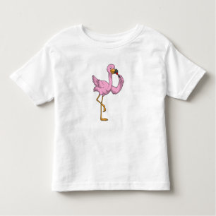 Flamingo with Lipstick Toddler T-Shirt