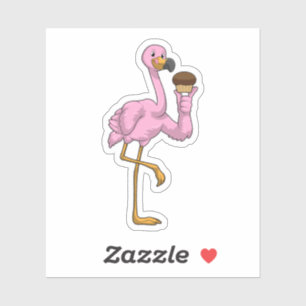 Flamingo with Muffin