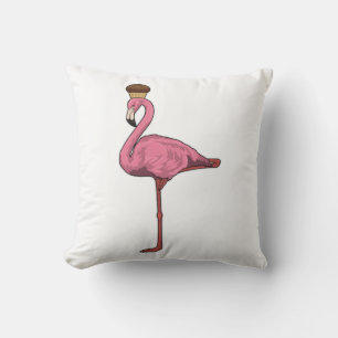 Flamingo with Muffin Cushion