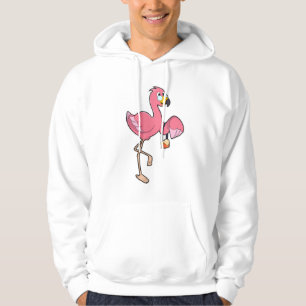 Flamingo with Purse Hoodie