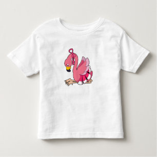 Flamingo with Ribbon Toddler T-Shirt