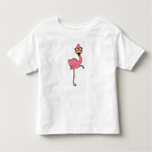 Flamingo with Sunglasses Toddler T-Shirt