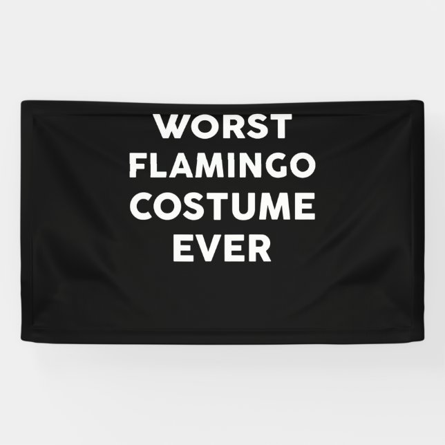 Flamingo | Worst Flamingo Costume Ever Banner (Horizontal)