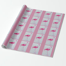 Flamingo wrapping paper
