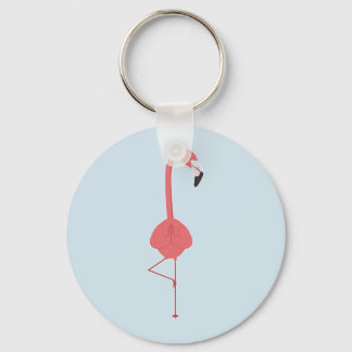 FLAMINGO YOGA KEY RING