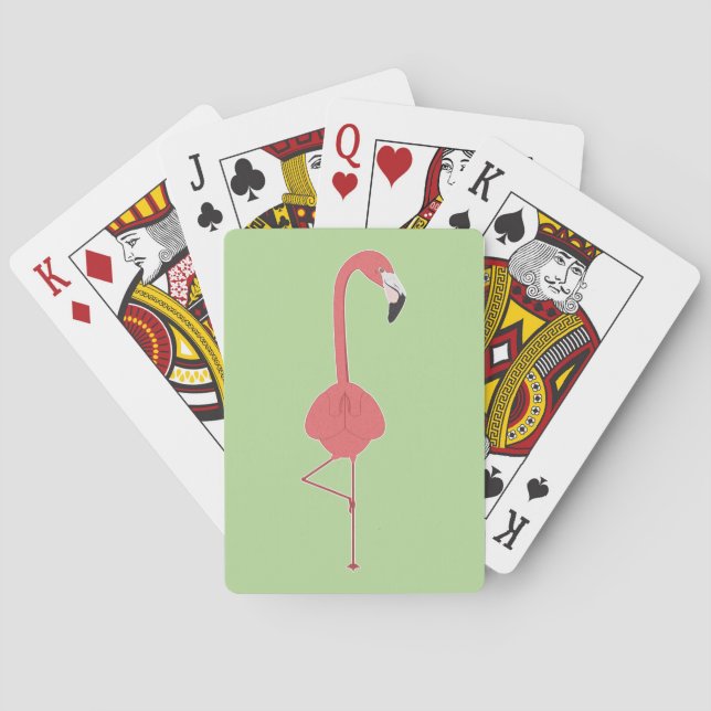 FLAMINGO YOGA PLAYING CARDS (Back)