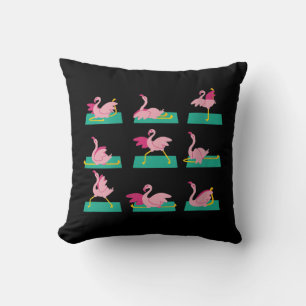 Flamingo Yoga Poses Meditation Workout Exercise Cushion