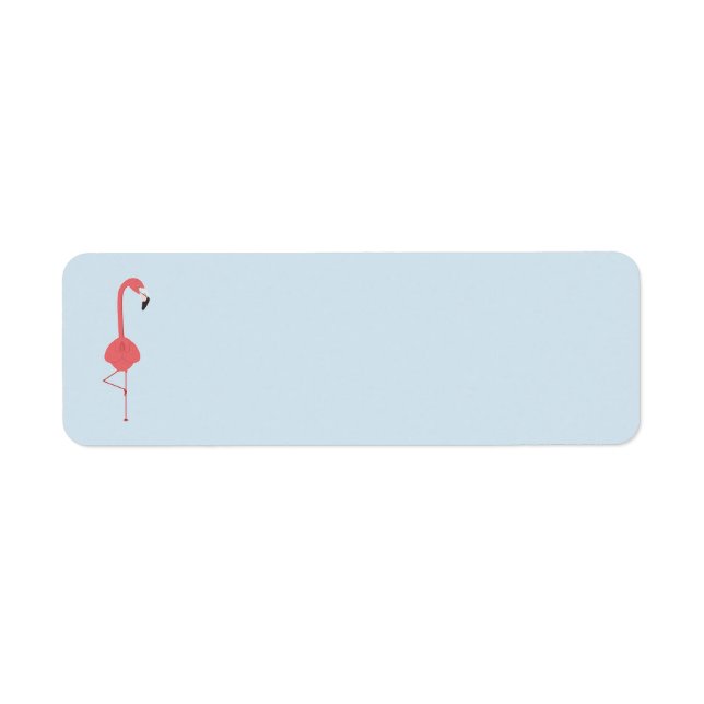 FLAMINGO YOGA RETURN ADDRESS LABEL (Front)