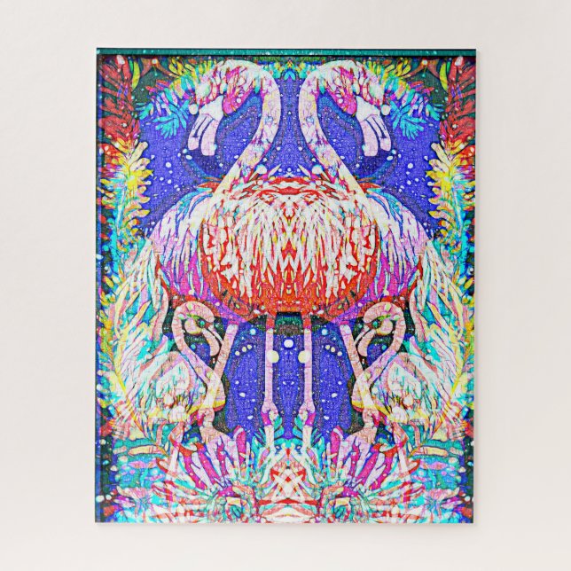 Flamingoes Jigsaw Puzzle (Vertical)