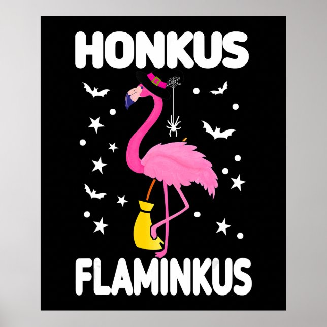 Flamingoo | Honkus Flaminkus Halloween Flamingoo Poster (Front)