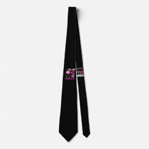 Flamingoo I Am 9 Flamazing Amazing 9th Birthday Tie