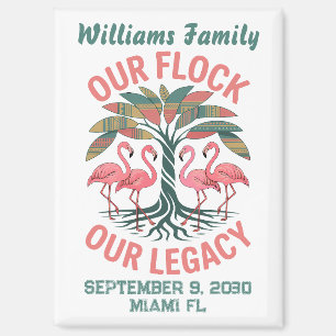 Flamingos African American Family Legacy Reunion Magnet