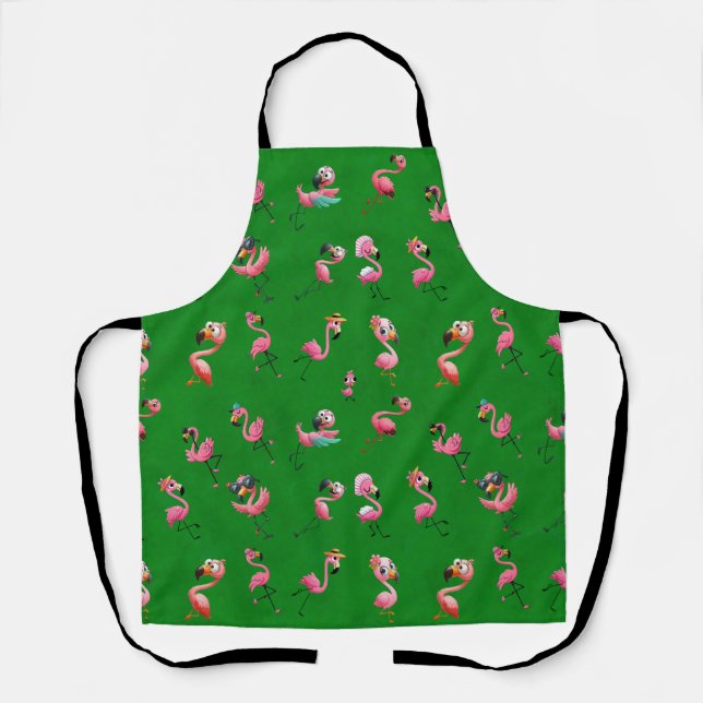 Flamingos Apron (Front)