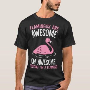 Flamingos Are Awesome I'm Awesome Therefore I'm a T-Shirt