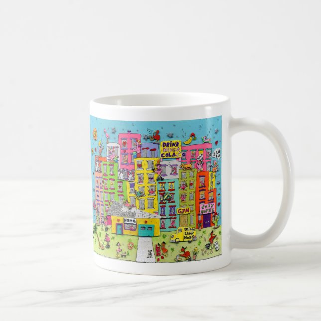 Flamingos at home coffee mug (Right)
