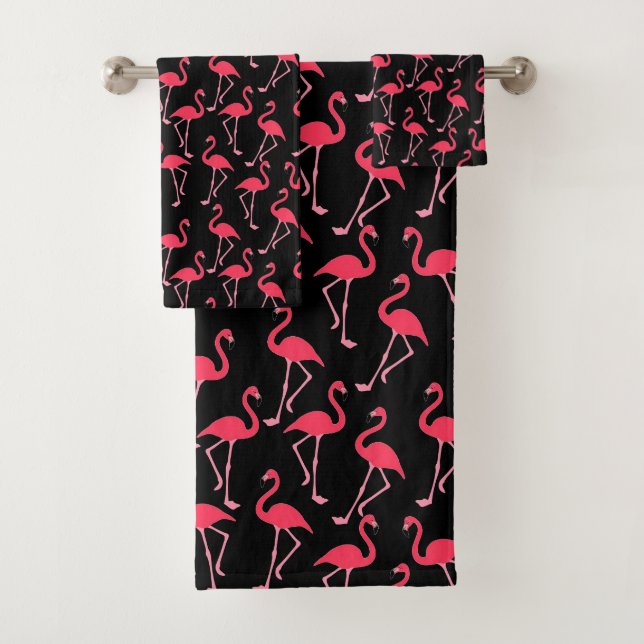 Flamingos Bath Towel Set (Insitu)