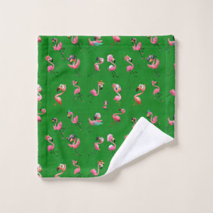 Flamingos Bath Towel Set