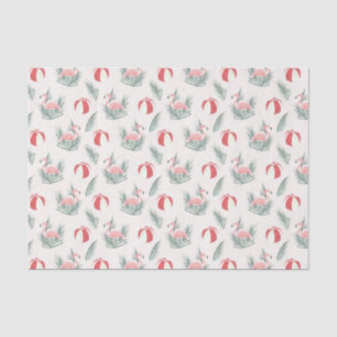 Flamingos & Beach Balls (Design 65 Pink Series) Tissue Paper