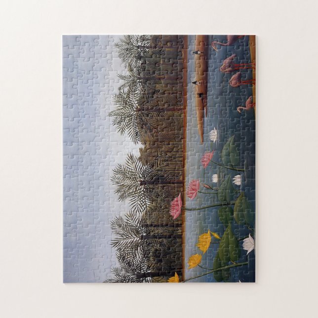 Flamingos by Henri Rousseau Jigsaw Puzzle (Vertical)
