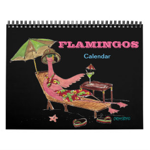 Flamingos Calendar