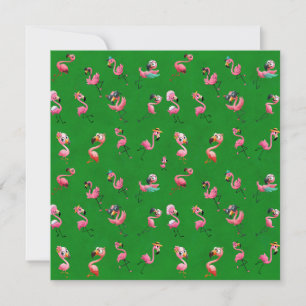 Flamingos Card