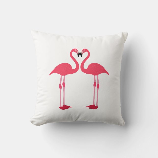 Flamingos cartoon cushion (Front)
