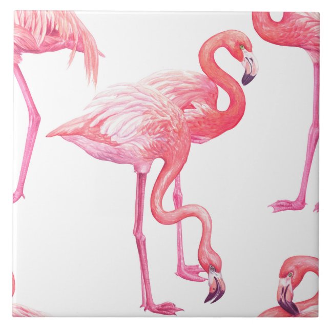 Flamingos Ceramic Tile (Front)