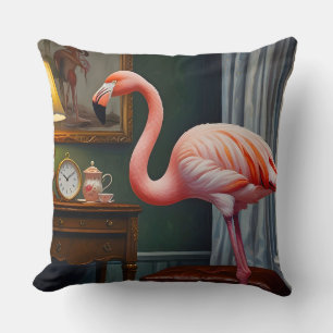 Flamingo's Cosy Corner Cushion