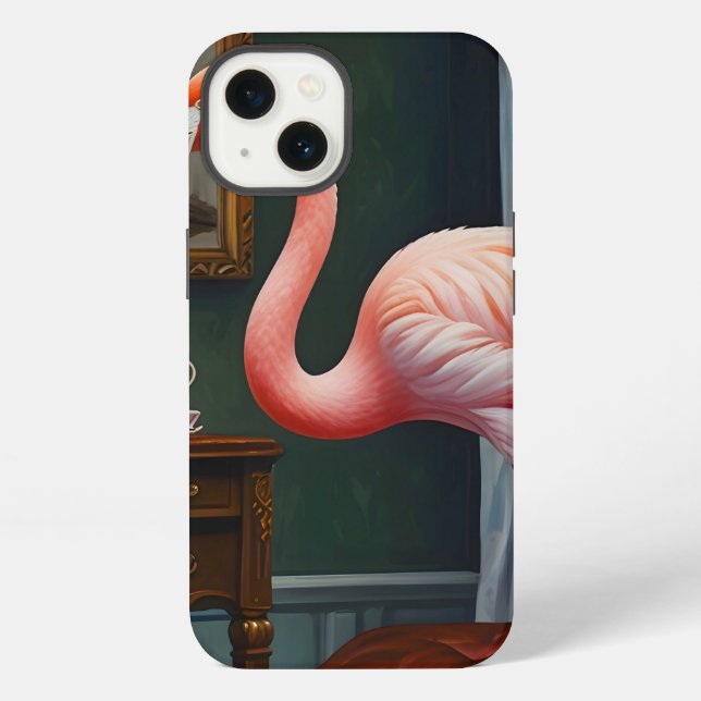 Flamingo's Cosy Corner iPhone Case (Back)