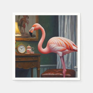 Flamingo's Cosy Corner Napkin