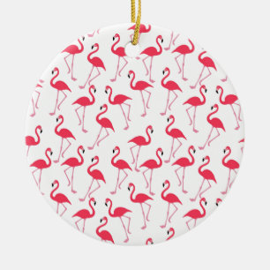 flamingos Flimingos Ceramic Tree Decoration