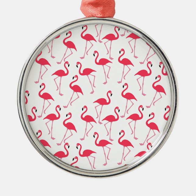 flamingos Flimingos Metal Tree Decoration (Front)