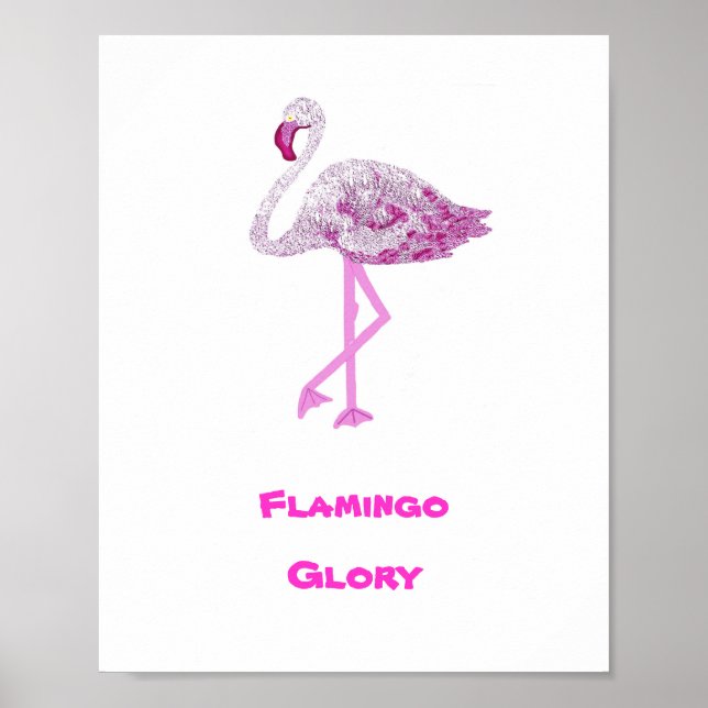 Flamingos Glory Poster (Front)