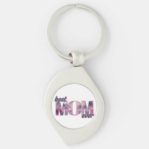 Flamingos in einer Traumwelt - best Mom ever Key Ring