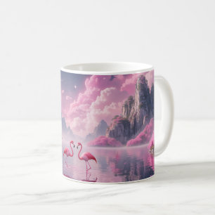 Flamingos in einer Traumwelt Coffee Mug